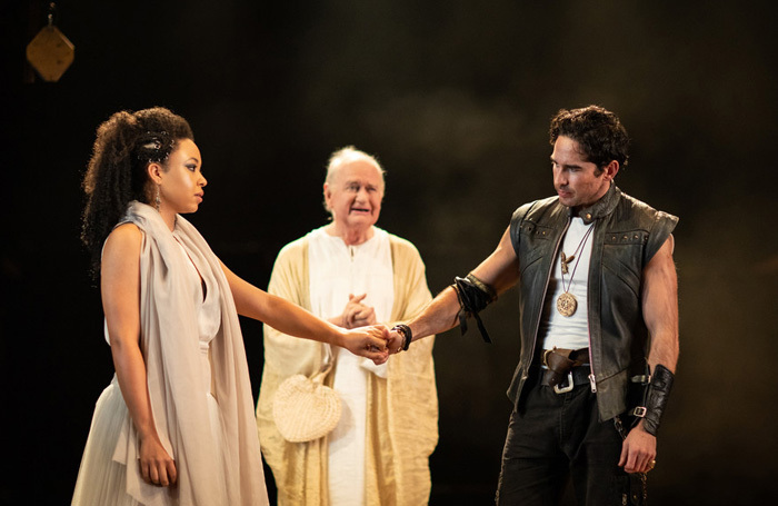 The cast of Troilus and Cressida at Royal Shakespeare Theatre, Stratford-upon-Avon. Photo: Helen Maybanks