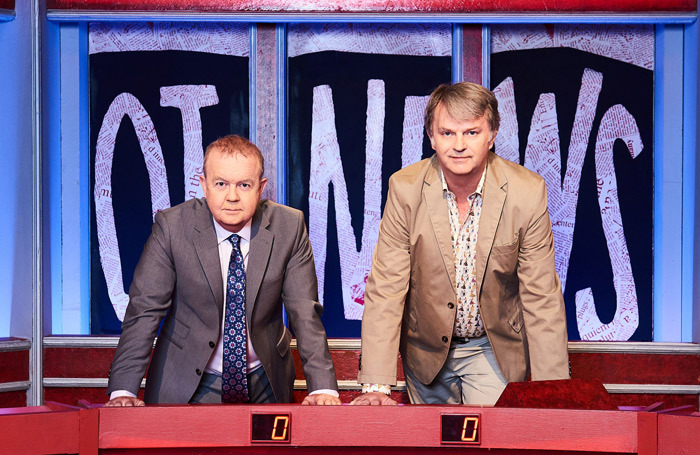 Ian Hislop and Paul Merton, hosts of long-running topical news quiz show Have I Got News for You. Photo: BBC/Hat Trick/Ray Burmiston