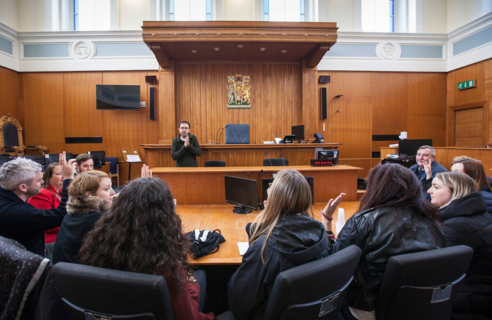 The Justice Syndicate at Sheriff Court, Dundee.  Photo: Drew Farrell