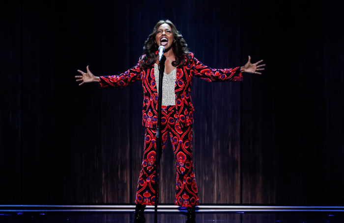 Adrienne Warren performing at the Royal Variety Performance. Photo: ITV