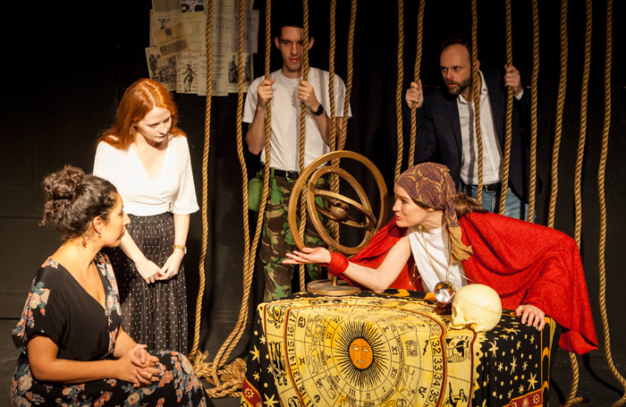 The cast of The Recruiting Officer at the Old Red Lion, London. Photo: Chris Marchant