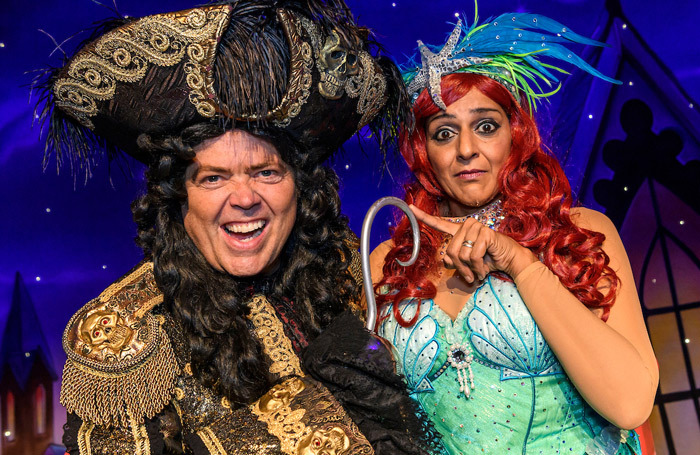 Jimmy Osmond and Meera Syal star in Birmingham Hippodrome's Peter Pan. Photo: Simon Hadley