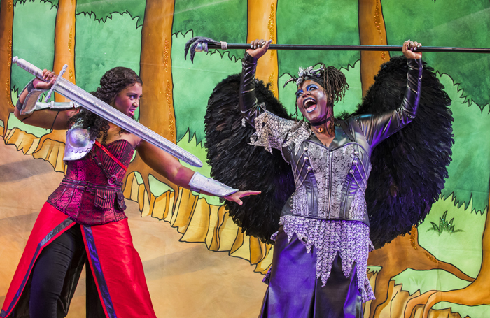 Alexia Khadime and Sharon D Clarke in Hackney Empire's Sleeping Beauty – a production which The Stage described as 'explicitly political'. Photo: Tristram Kenton