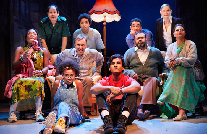 The cast of White Teeth at Kiln Theatre, London