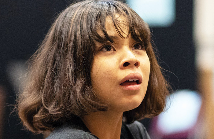 Eva Noblezada in rehearsal for Hadestown. Photo: Helen Maybanks