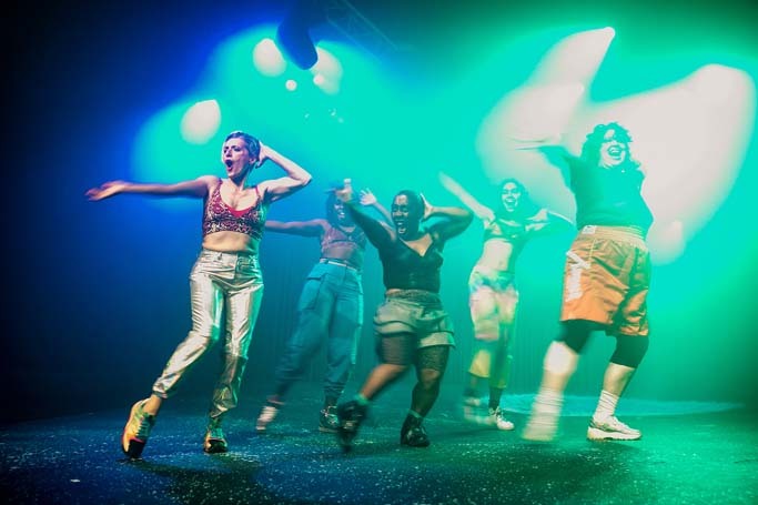 Scene from Hole at Jerwood Theatre Upstairs, Royal Court, London. Photo: Richard Davenport