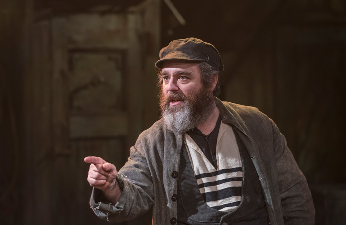 Andy Nyman in Fiddler on the Roof at Menier Chocolate Factory. Photo: Johan Persson