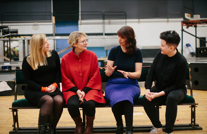 The Citizens Theatre season will feature work by (l-r) playwrights Frances Poet, Zinnie Harris,  the Citizens' community drama artist Elly Goodman and playwright Stef Smith. Photo: Citizens Theatre