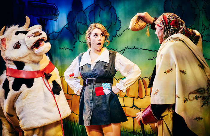 Scene from Jack and the Beanstalk at Exeter Northcott Theatre. Photo: Mark Dawson