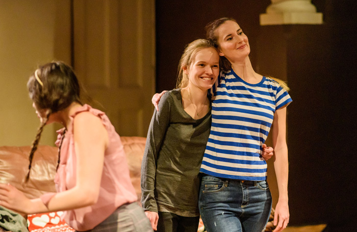 Miranda Horn and Amy Gough in Little Women at the Space, London. Photo: Matthew Thomas