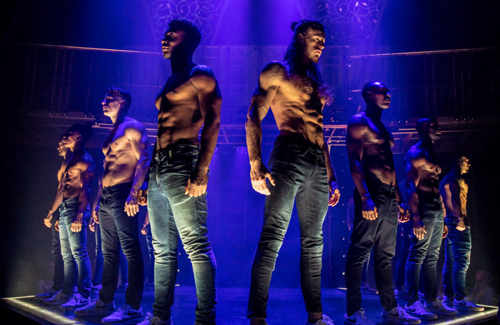 The cast of Magic Mike Live at London Hippodrome. Photo: Trevor Leighton