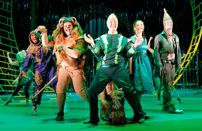 The cast of The Wizard of Oz at Pitlochry Festival Theatre. Photo: Douglas McBride