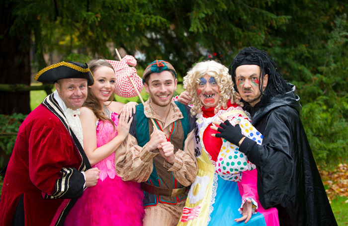 The cast of Dick Whittington at Prince of Wales Theatre, Cannock