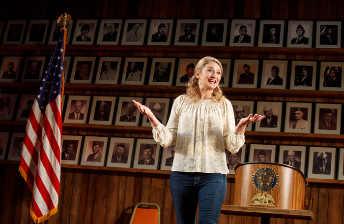 Heidi Schreck in What the Constitution Means to Me. Photo: Joan Marcus
