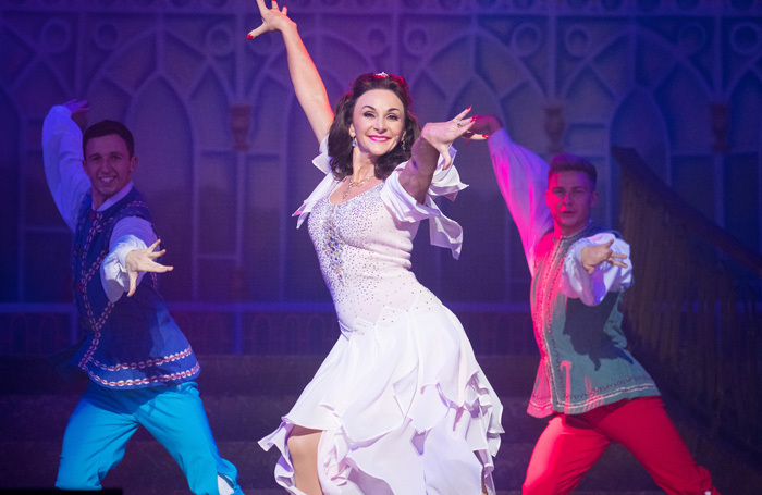 Shirley Ballas in Jack and the Beanstalk at Empire Theatre, Liverpool