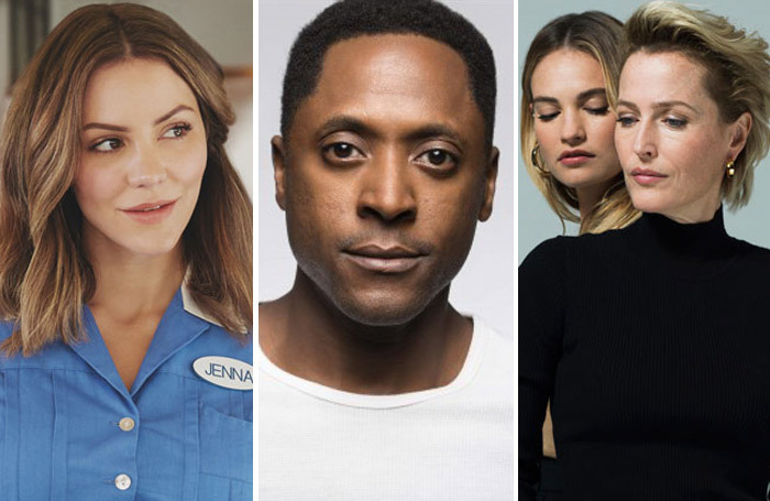 Katharine McPhee in Waitress, Matt Henry, who will star in One Night in Miami... and Lily James and Gillian Anderson who will star in All About Eve (Photo: Perou)