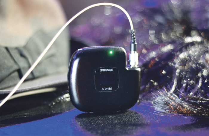 Shure’s ADX1M wireless transmitter