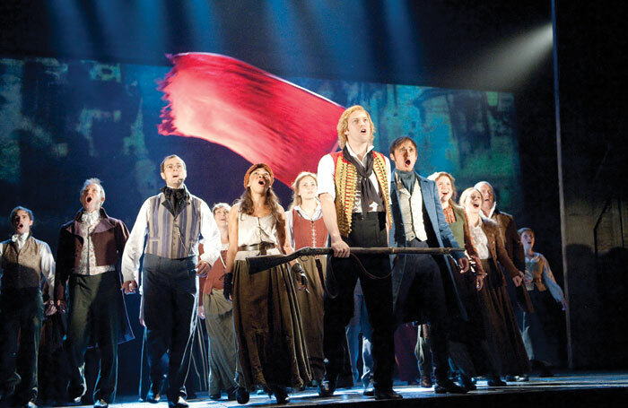 Scene from the more recent staging of Les Miserables. Photo: Tristram Kenton