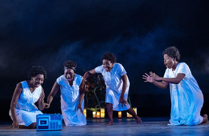 The cast of Our Lady of Kibeho at Royal and Derngate, Northampton. Photo: Manuel Harlan