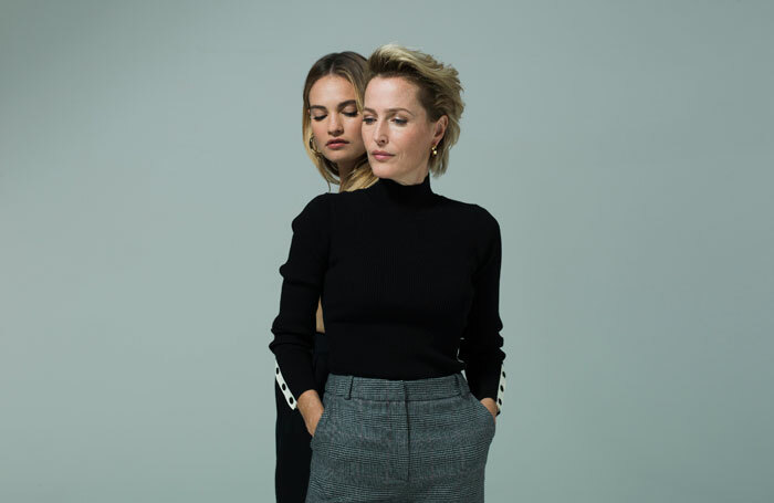 Lily James and Gillian Anderson. Photo: Perou