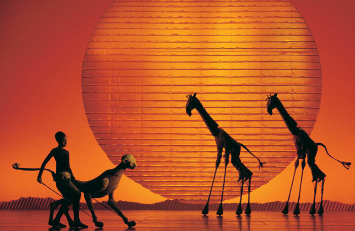 Disney's The Lion King at the Lyceum Theatre, London. Photo: Catherine Ashmore
