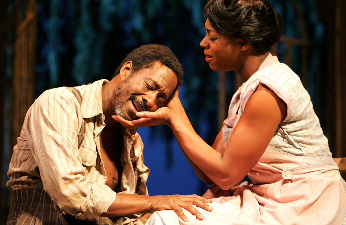 Clarke Peters and Nicola Hughes in Porgy and Bess at the Savoy Theatre in 2006. Photo: Tristram Kenton