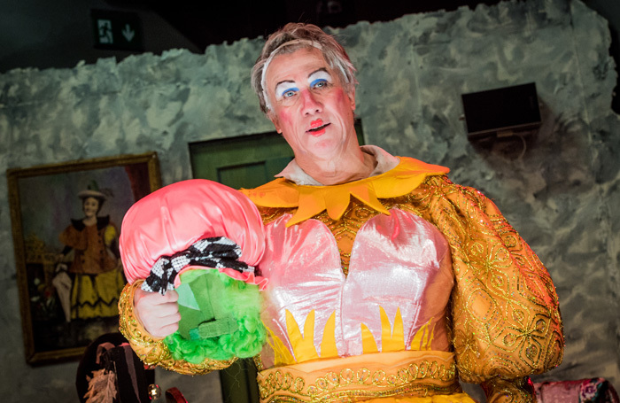 Peter Duncan in The Dame at Park Theatre, London. Photo: Robert Workman