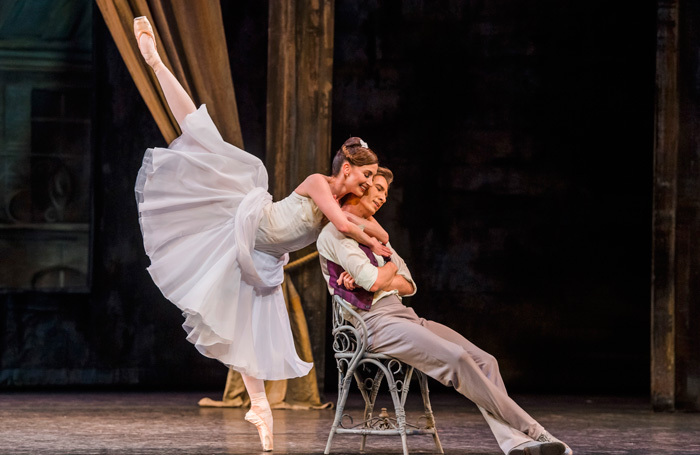 Lauren Cuthbertson and Vadim Muntagirov in The Two Pigeons at the Royal Opera House, London. Photo: Tristram Kenton