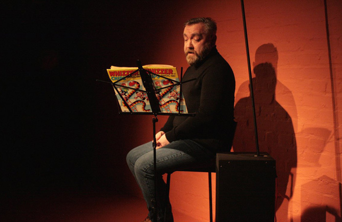 Gary Kitching in Bacon Knees and Sausage Fingers at Alphabetti Theatre, Newcastle-upon-Tyne. Photo:  Lauren Stone