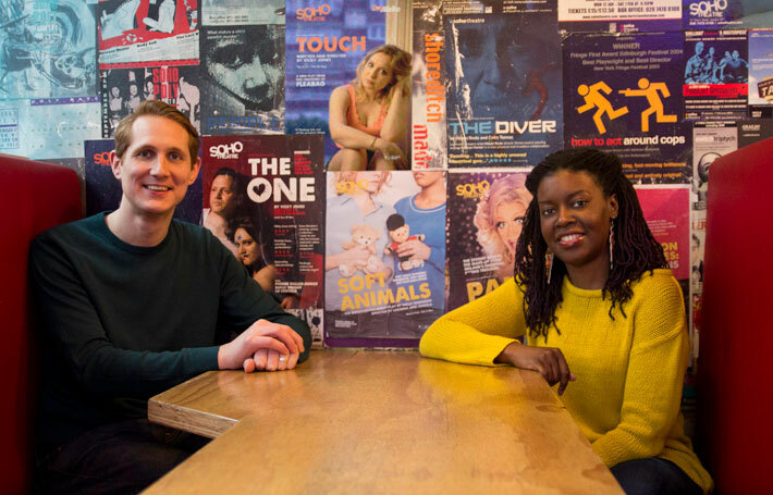 David Luff and Lakesha Arie-Angelo, respectively creative director and associate artist at London's Soho Theatre