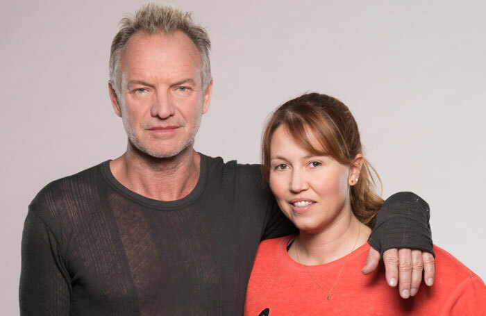 Sting with Kate Prince. Photo: Johan Persson