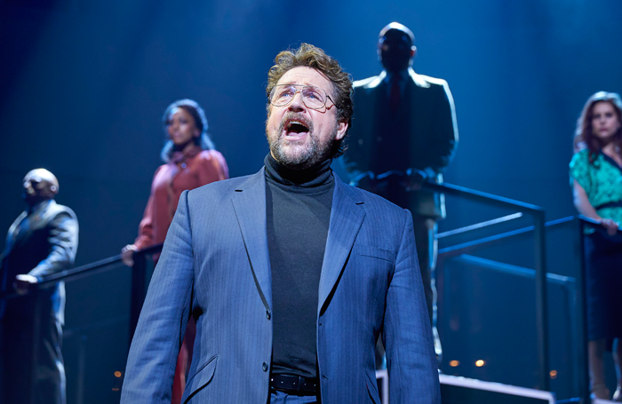 Michael Ball in Chess at the London Coliseum. Photo: BrinkhoffMogenburg