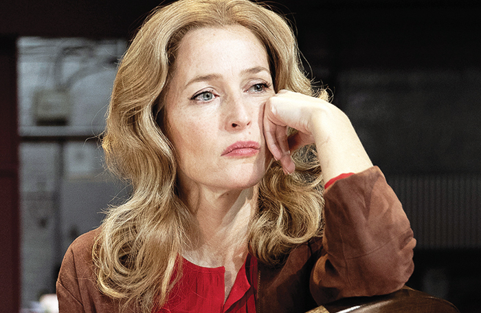 Gillian Anderson in All About Eve. Photo: Jan Versweyveld