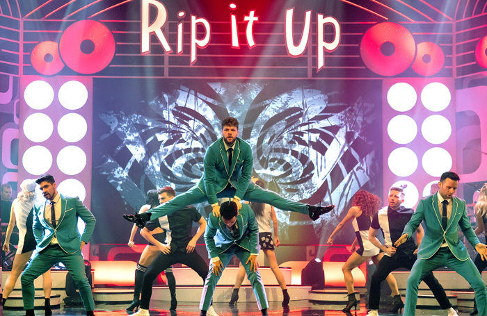 The cast of Rip It Up at Garrick Theatre, London