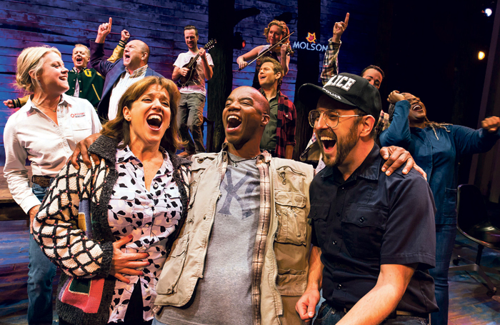 The Broadway cast of Come From Away (2016). Photo: Matthew Murphy