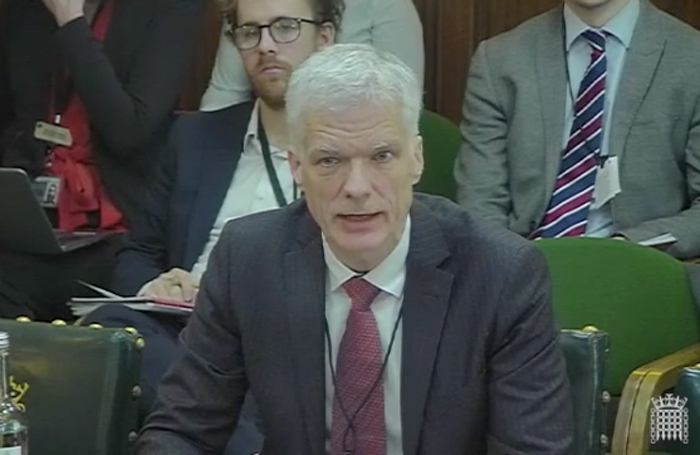 Andreas Schleicher giving evidence to the Education Select Committee