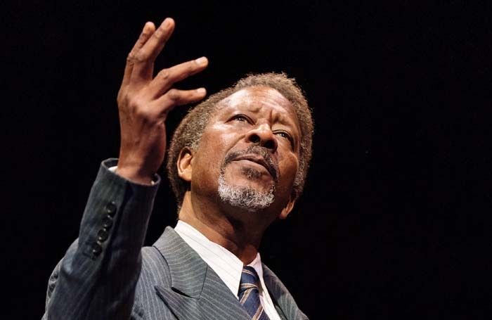 Clarke Peters in The American Clock at Old Vic, London. Photo: Manuel Harlan