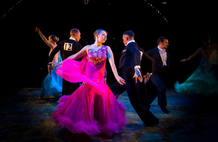 The cast of Kiss Me Quickstep at Queen's Theatre, Hornchurch. Photo: Mark Sepple