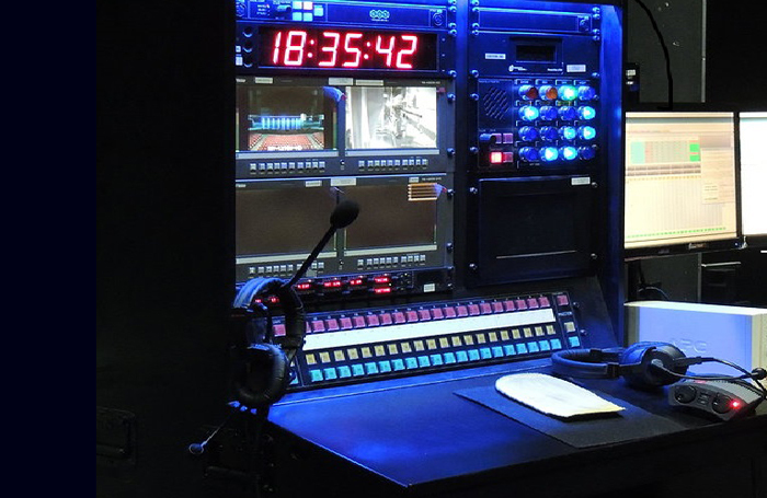 Stage manager's prompt desk