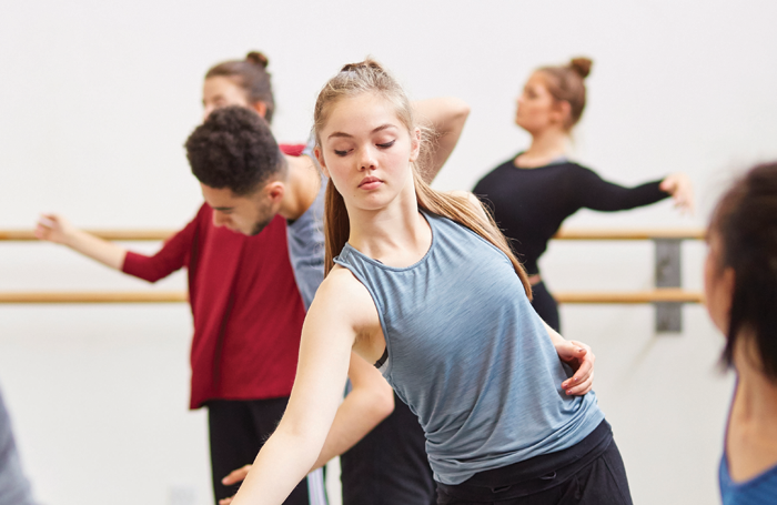 Students at the Northern School of Contemporary Dance. Photo: Justin Slee