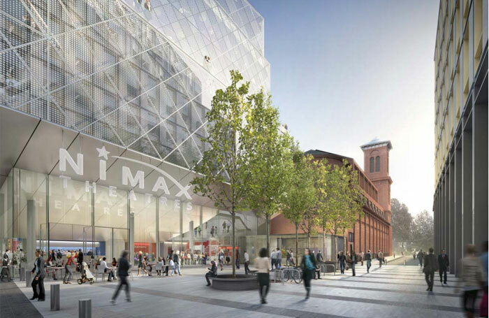 Artist's impression of Nimax's new theatre, which will be located above the Tottenham Court Road Crossrail Station. Photo: Derwent London