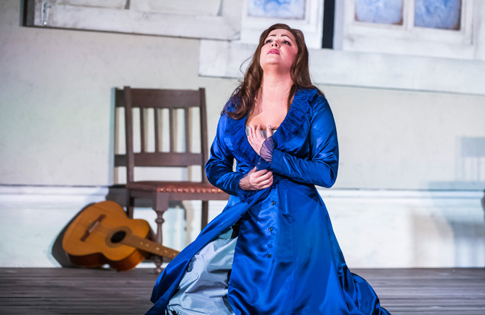 Anna Netrebko in La Forza Del Destino at Royal Opera House, London. Photo: Tristram Kenton