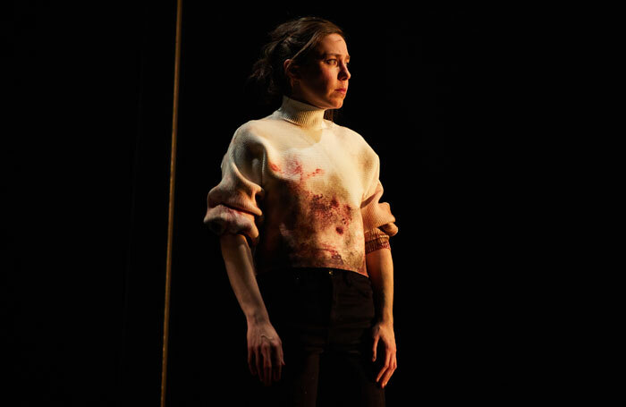 Tessa Parr in Hamlet at Leeds Playhouse. Photo: David Lindsay