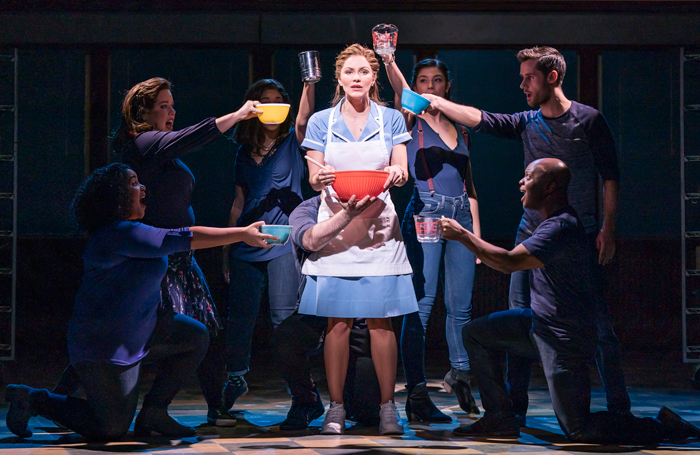 Katharine McPhee in Waitress at the Adelphi Theatre, London. Photo: Johan Persson