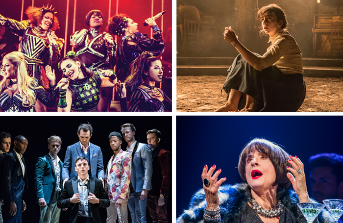 Six, Summer and Smoke, The Inheritance and Company all Olivier nominees. Photos: Idil Sukan/Marc Brenner/Tristram Kenton