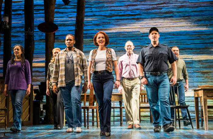 The cast of Come From Away at Phoenix Theatre, London. Photo: Tristram Kenton