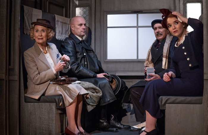 The cast of The Lady Vanishes at Regent Theatre, Stoke-on-Trent. Photo: Paul Coltas