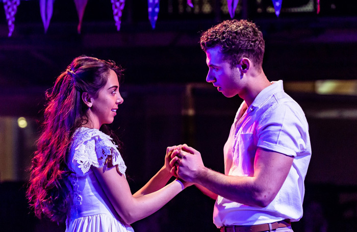 Gabriela Garcia and Andy Coxon in West Side Story at the Manchester Royal Exchange. Photo: The Other Richard