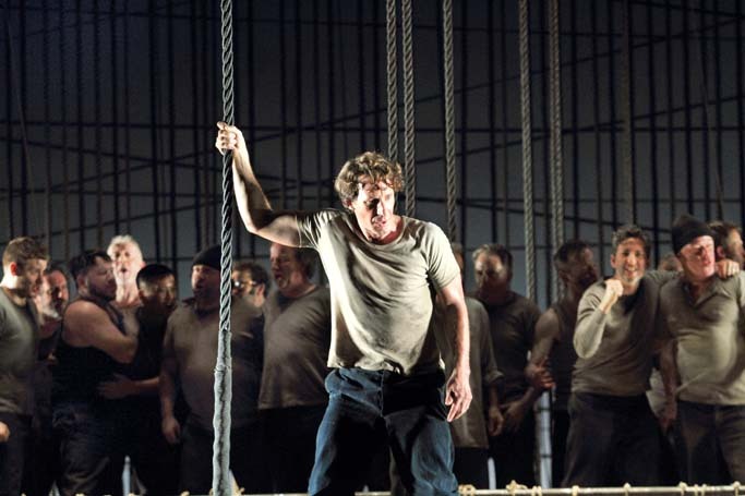 Jacques Imbrailo in Billy Budd at the Royal Opera House, London. Photo: Catherine Ashmore