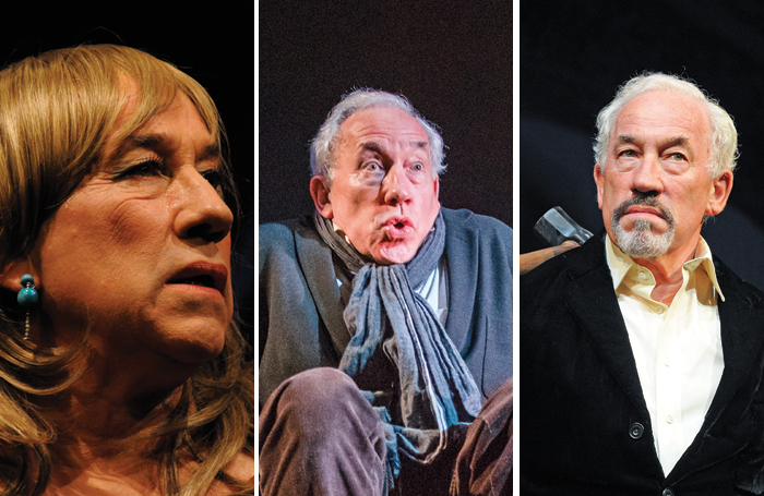 Simon Callow is well known for his one-man shows. Pictured in: Tuesdays at Tesco’s, A Christmas Carol and Inside Wagner’s Head. Photos: William Burdett-Coutts/Tristram Kenton